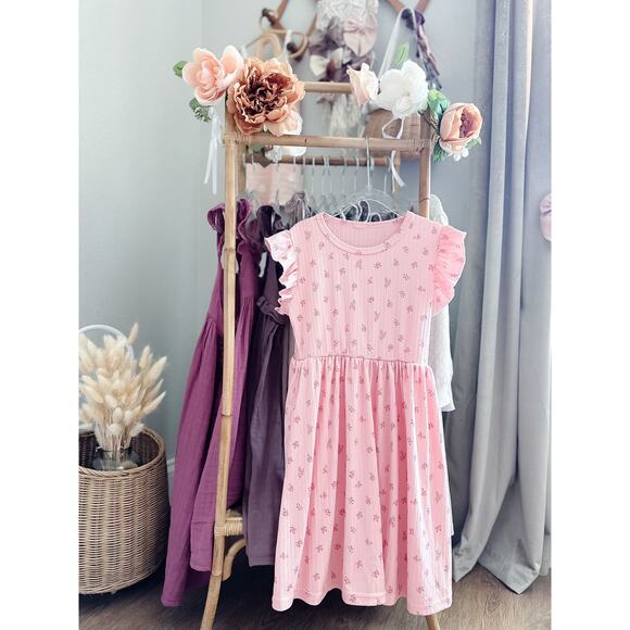 Briar Rose Cottagecore Flutter Slv Flowy Babydoll dress 7/8 - Picture 2 of 5